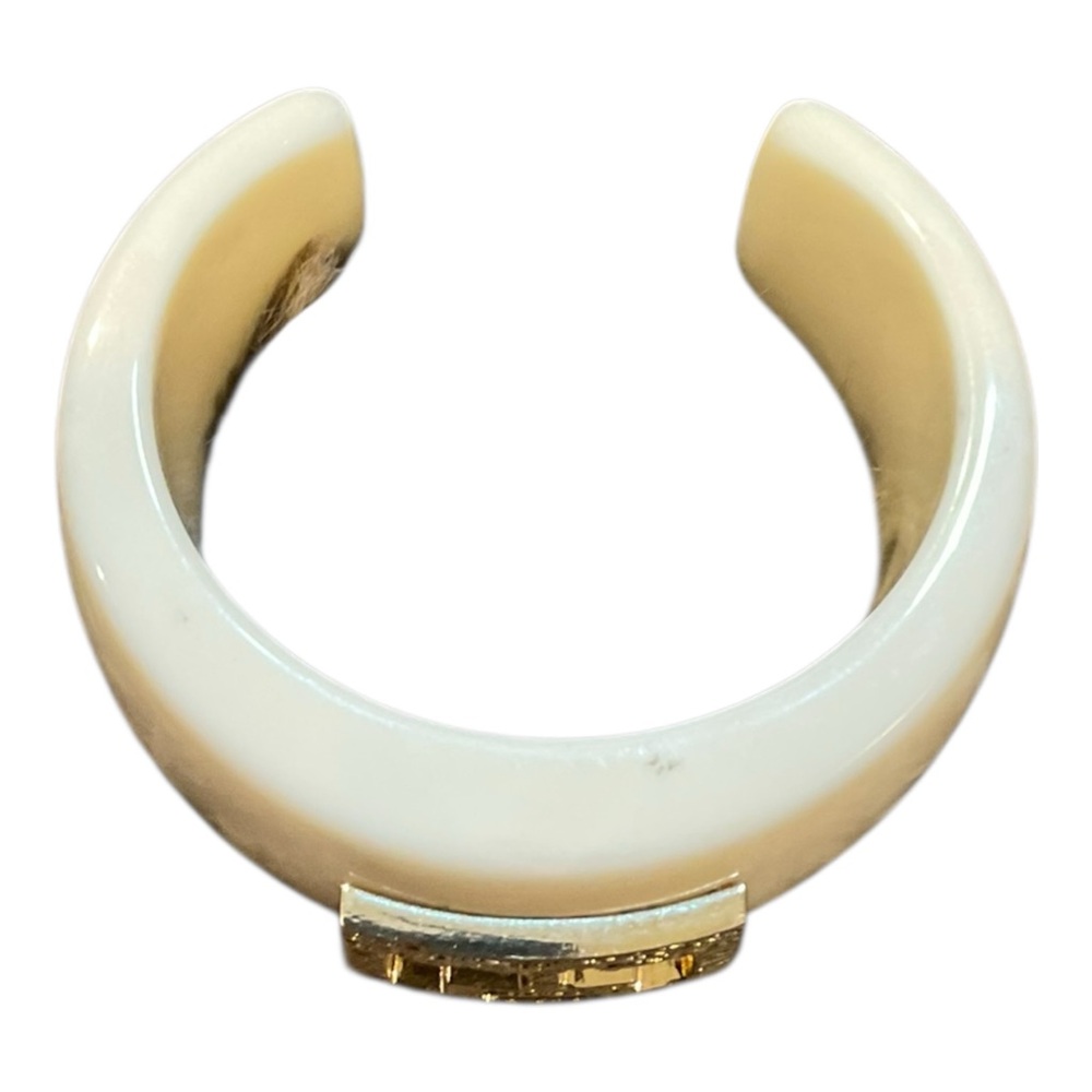 Trina Women’s Turk Ivory/Gold Cuff Bracelet - Picture 3 of 8